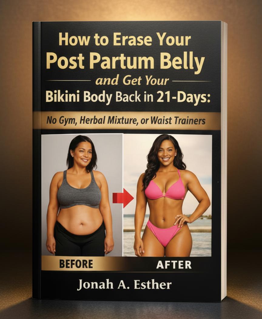 How to Erase Your Postpartum Belly — 21-Day Guide Mockup